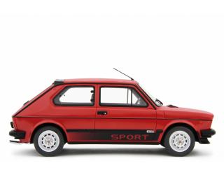 Fiat 127 Sport 70 HP - 1981 Rosso Laudoracing 1:18 Resinemodell (Türen, Motorhaube... nicht zu öffnen!)